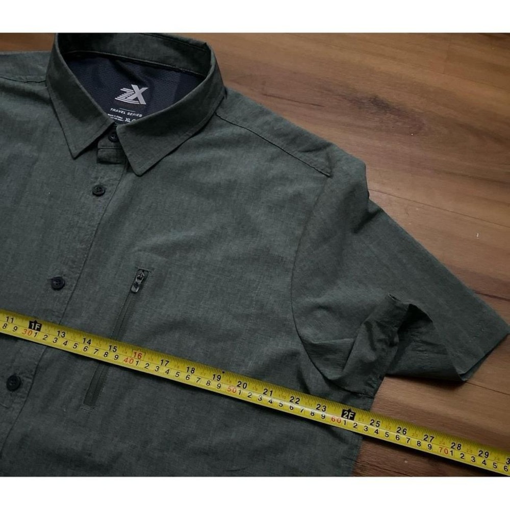 Mens ZeroXPosur. Travel Series Performance Button Down Hiking Shirt - Picture 5 of 6